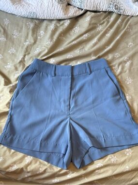 House of Harlow High-Rise Blue Women's Tailored Shorts